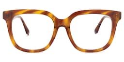 Quiana Square Yellow-Tortoise Glasses0