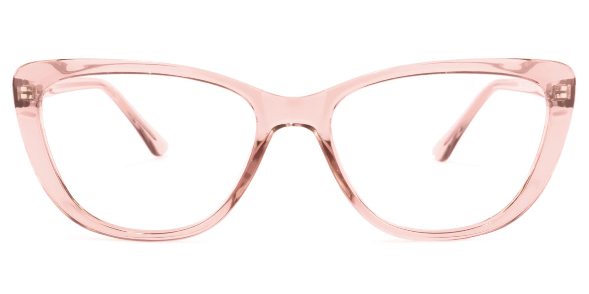 Qamar Cateye Pink Glasses | Zeelool Glasses0