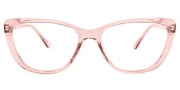 Qamar Cateye Pink Glasses0