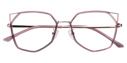 Aviva Geometric Light Purple Glasses1