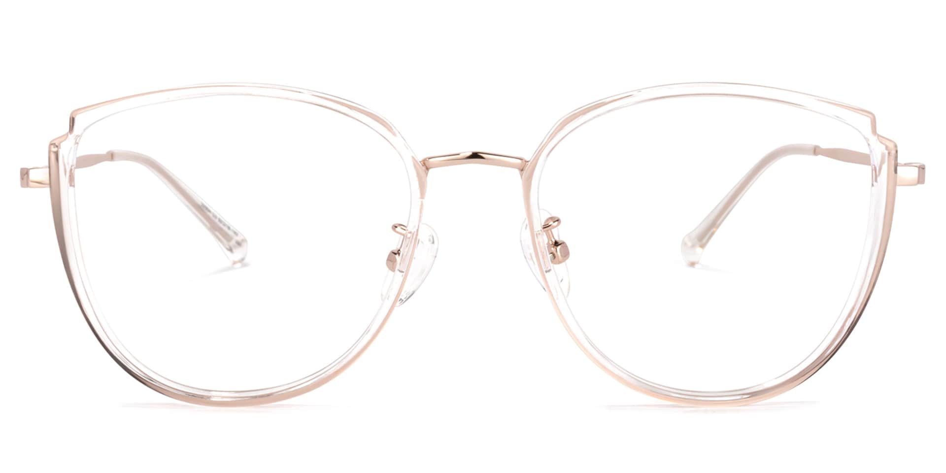 Reagan Cateye Crystal Glasses | Zeelool Glasses0