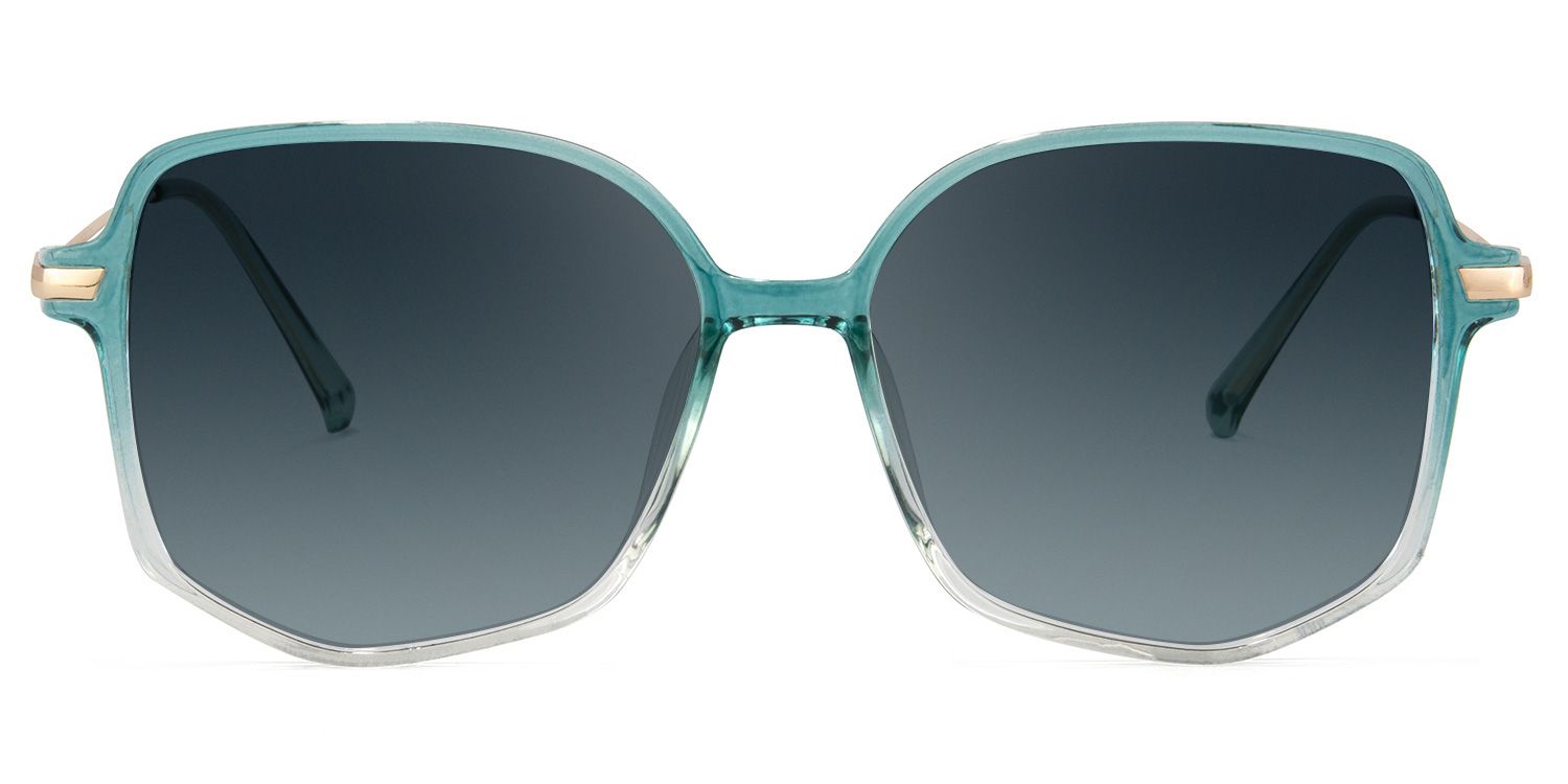 Payton Square Green Sunglasses | Zeelool Glasses0