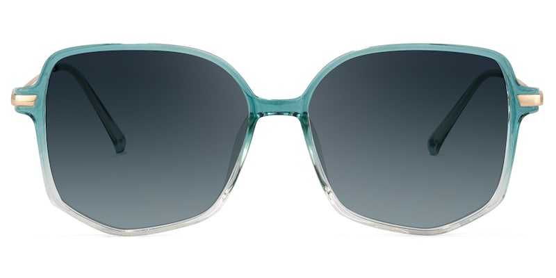 Payton Square Green Sunglasses | Zeelool Glasses0