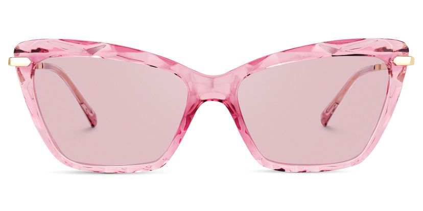 Juliet Cateye Pink Sunglasses | Zeelool Glasses display picture 1