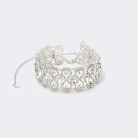 Glaring Occidental Style Silver Necklace0