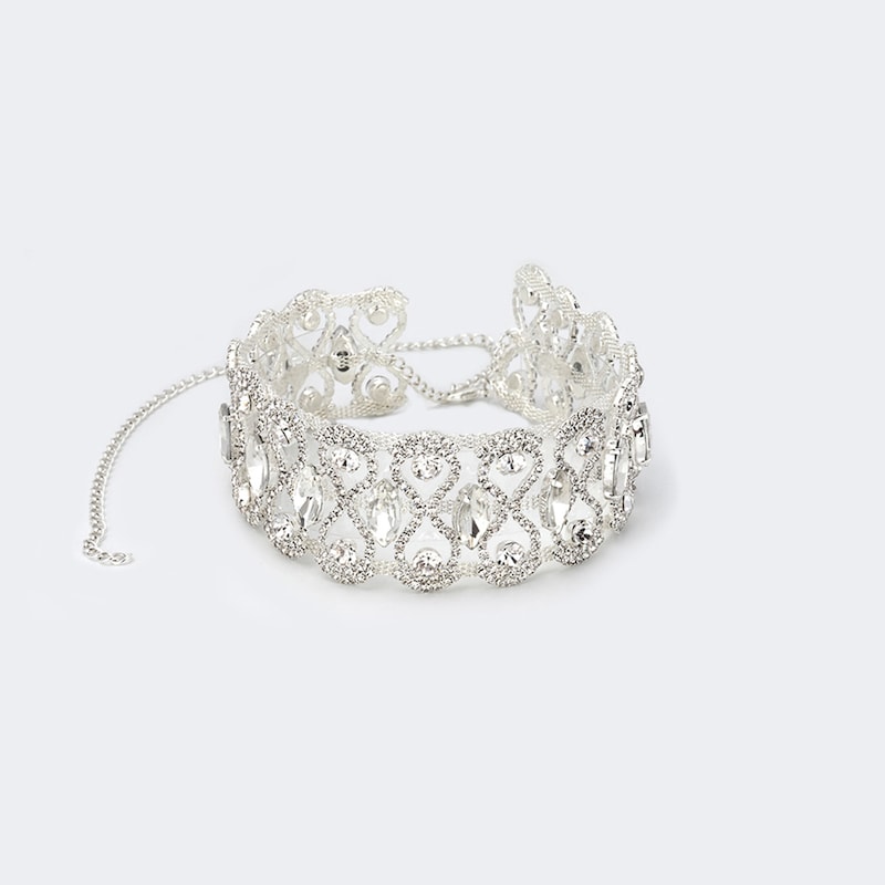 Glaring Occidental Style Silver Necklace | Zeelool Glasses0