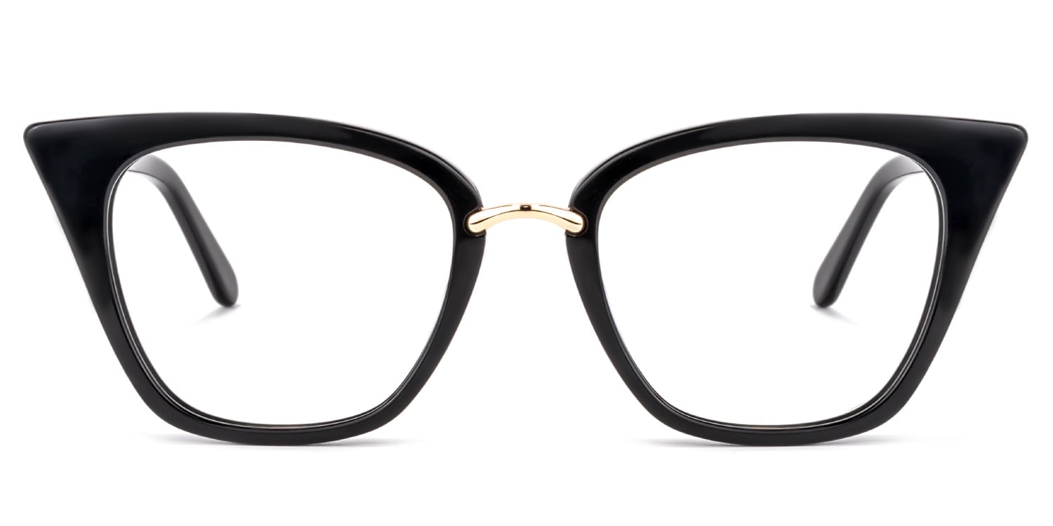 Tallulah Cat Eye Black Glasses