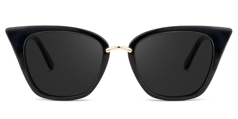 Tallulah Black Cat eye Sunglasses
