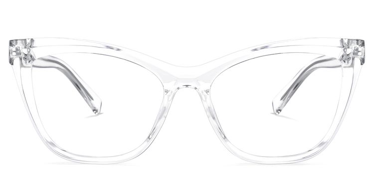 Raegan Cateye Clear Glasses