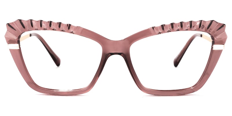 Sophie Cateye Light-Purple Glasses | Zeelool Glasses0