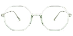 Tanner Geometric Light-Green Glasses0