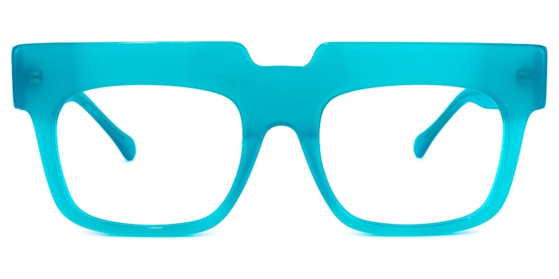 Travis Square Blue Glasses | Zeelool Glasses0