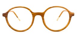 Tomas Round Brown Glasses0