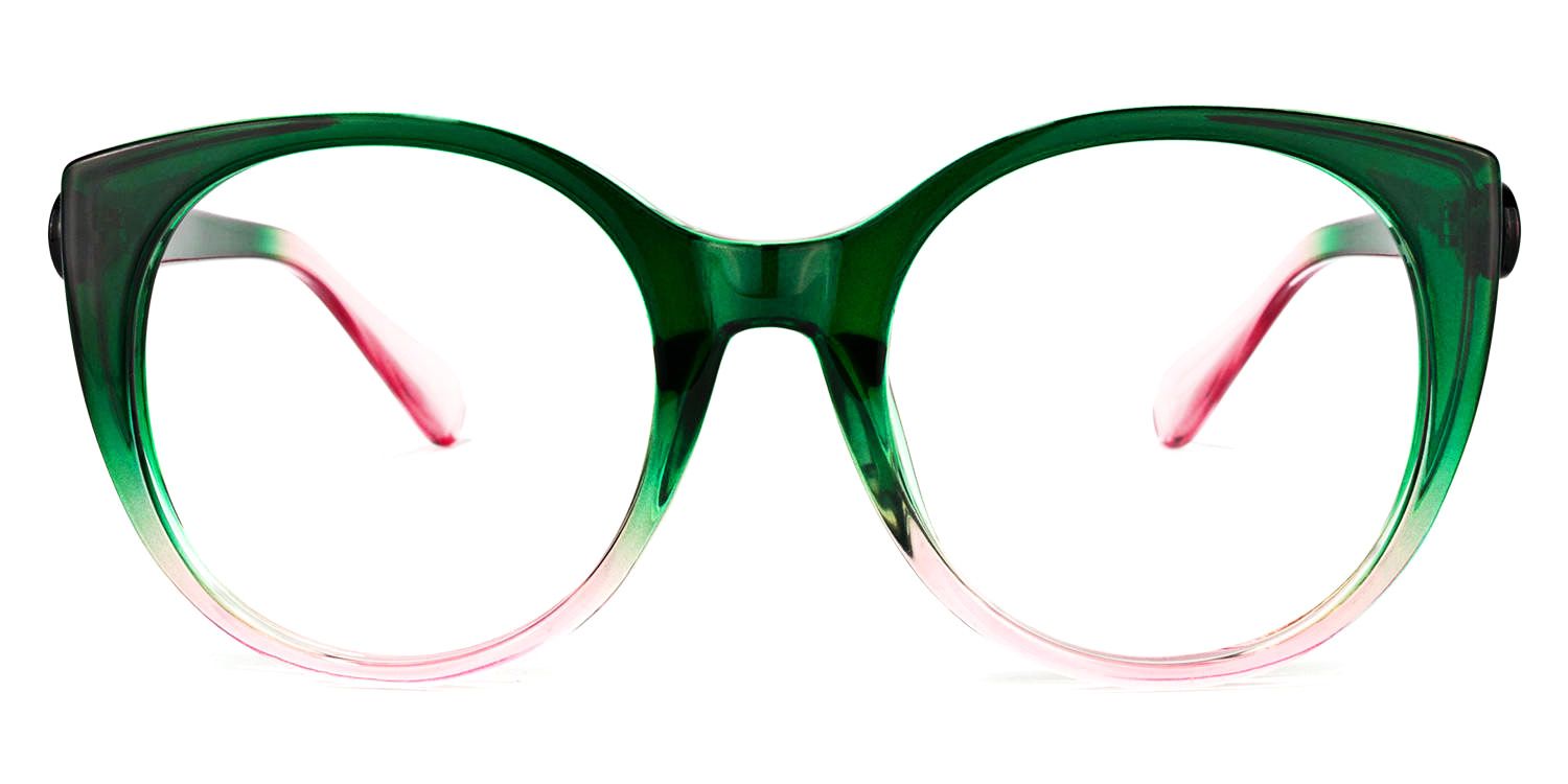 Migdalia Cateye Dark-Green Glasses | Zeelool Glasses0