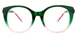 Migdalia Cateye Dark-Green Glasses0