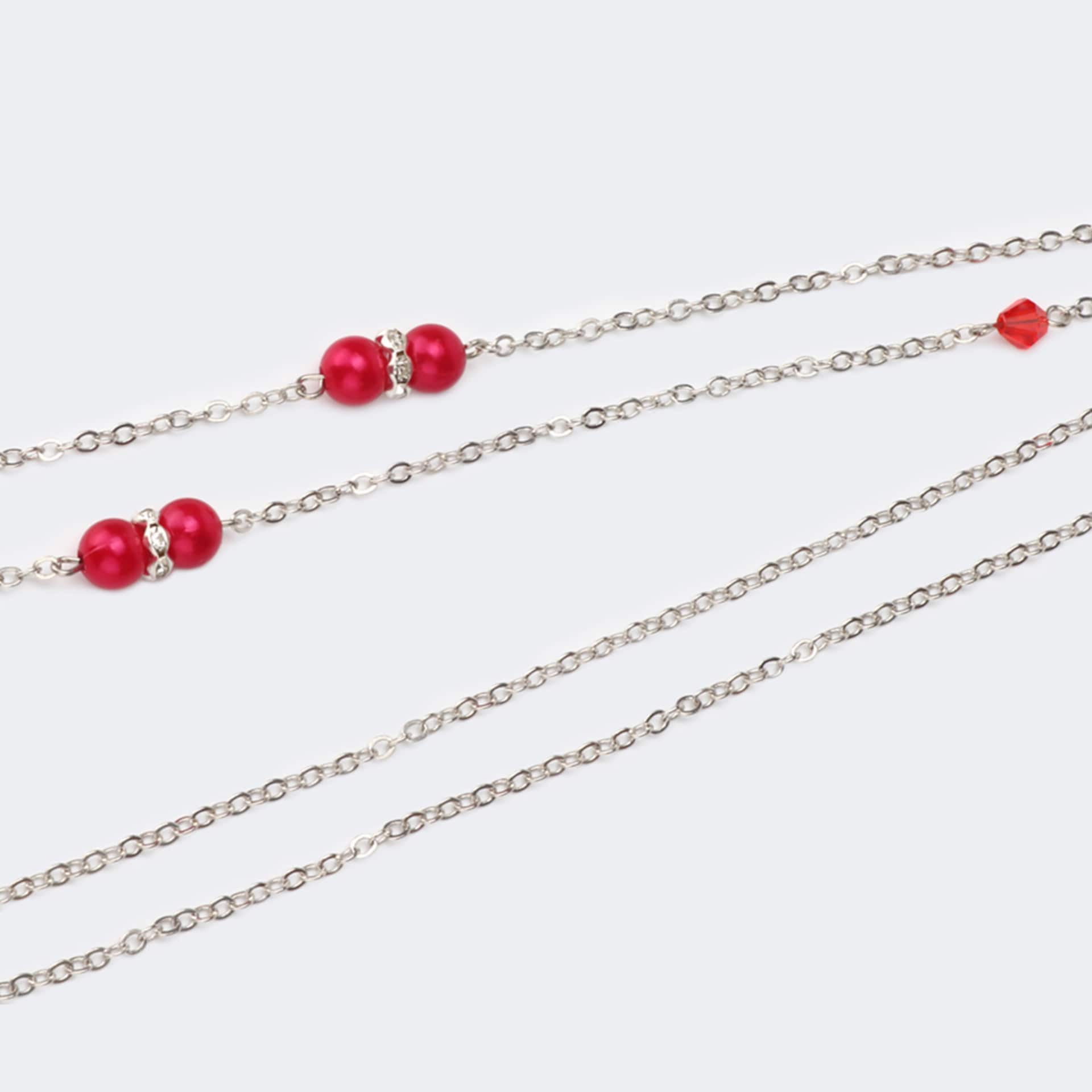 Red Beads Eyeglasses Chain-02 | Zeelool Glasses2
