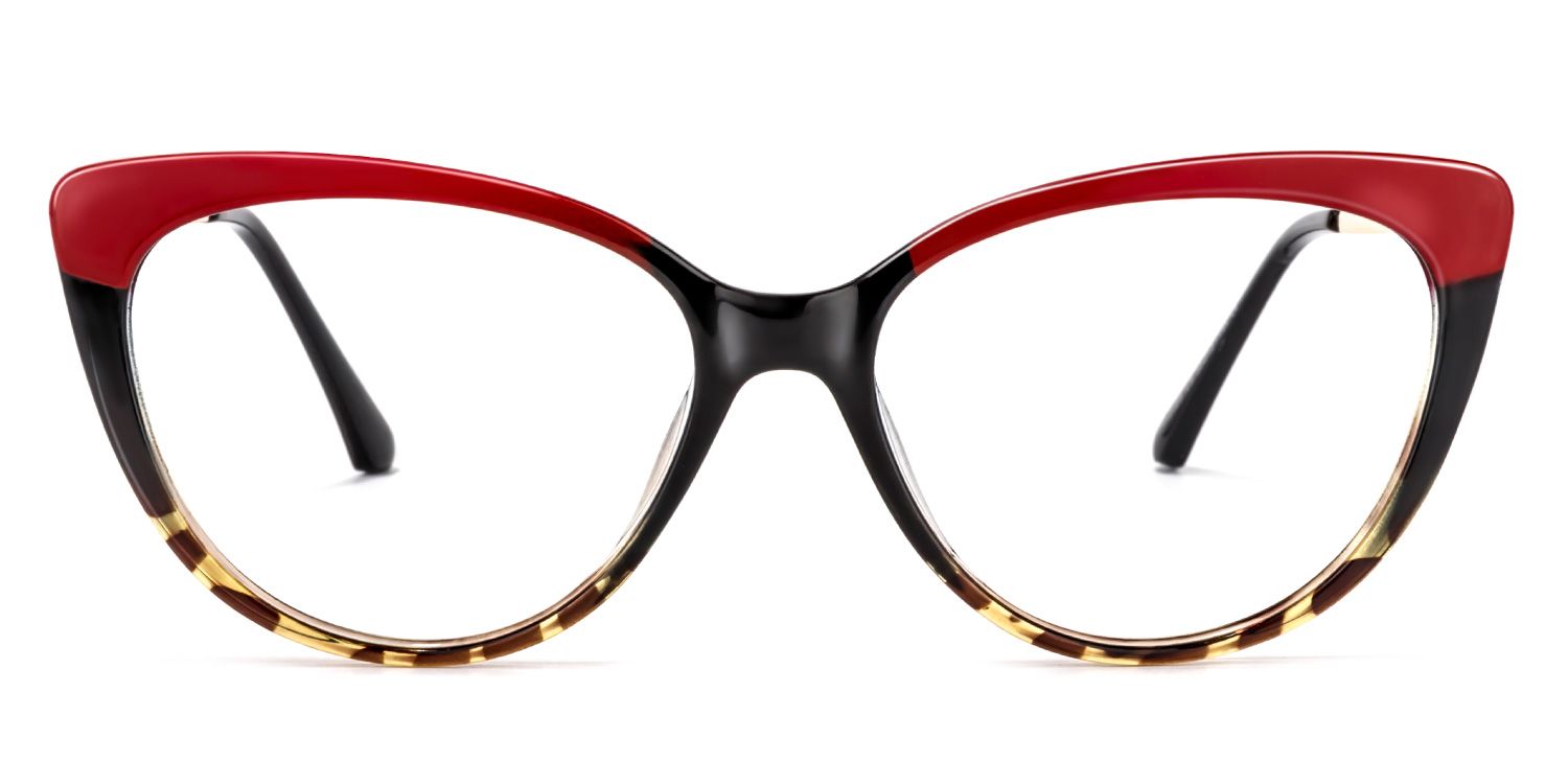 Marcus Cateye Red Glasses | Zeelool Glasses0