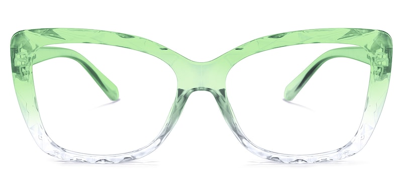 Wendell Cateye Green Glasses | Zeelool Glasses0