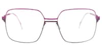 Yadira Square Two-Tone Glasses0