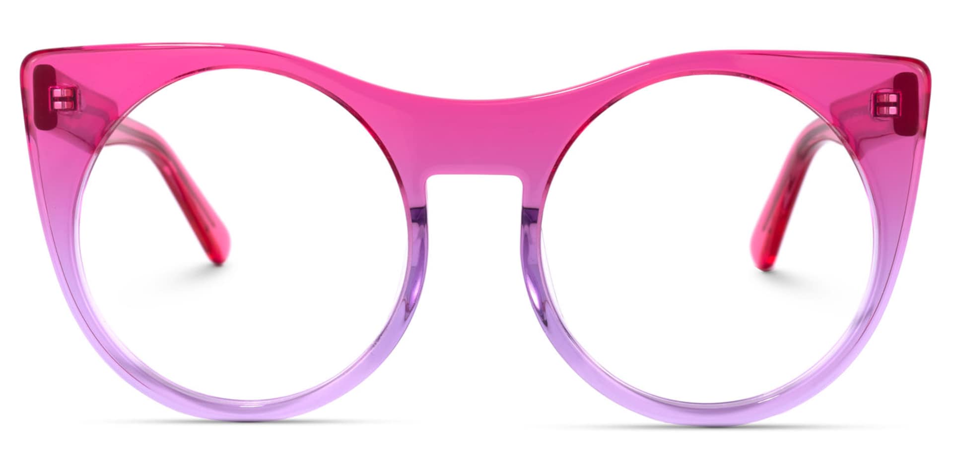 Zora Cateye Pink-Purple Glasses | Zeelool Glasses0