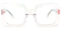 Willie Square Clear Glasses0