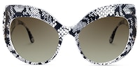 Kait Cat-eye Black Sunglasses0
