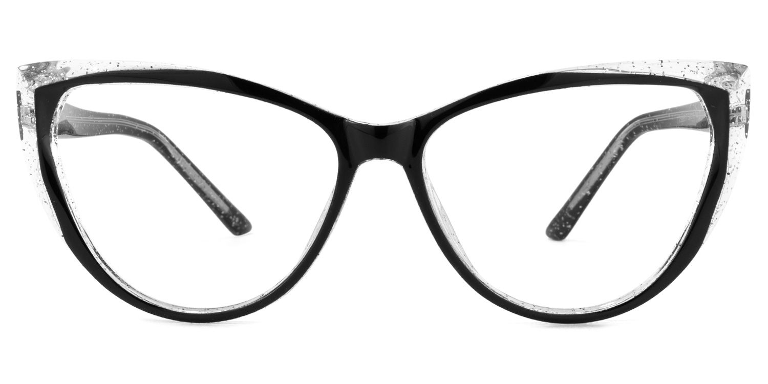 Tarun Cateye Black Glasses | Zeelool Glasses0