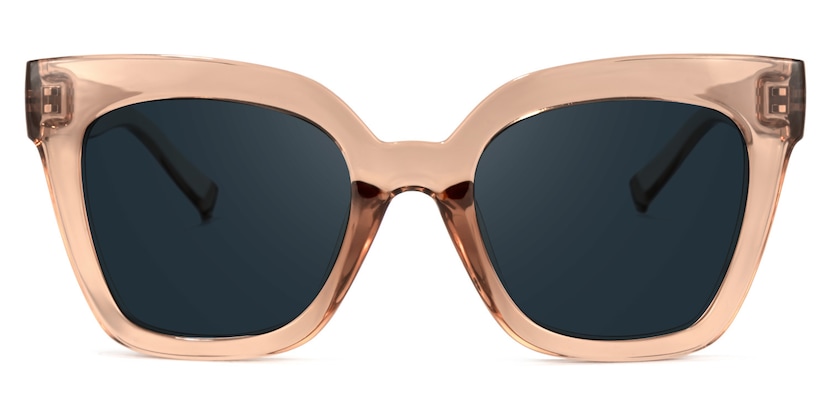 Malcolm Square Champagne-Crystal Sunglasses