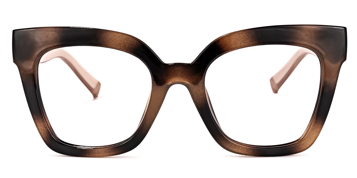 Malcolm Square Burnt Umber Glasses | Zeelool Glasses0