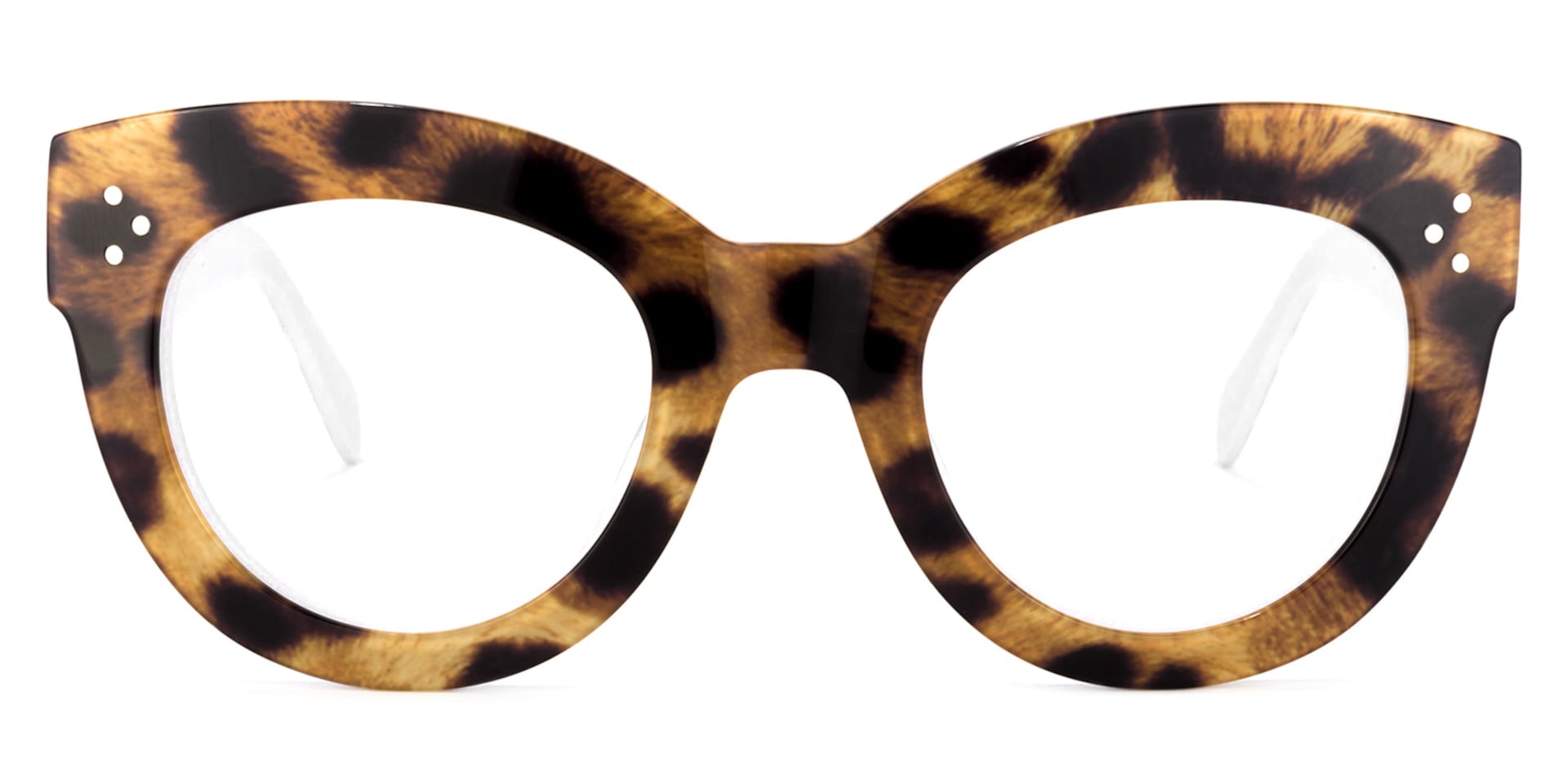 Torres Cat-eye Brown-Leopard Frame Glasses | Zeelool0