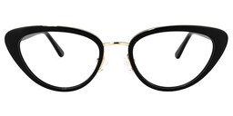 Cosme Cateye Black Glasses0