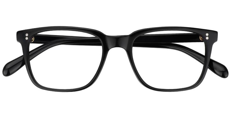 Lamont Rectangle Black Eyeglasses and Glasses Frames2