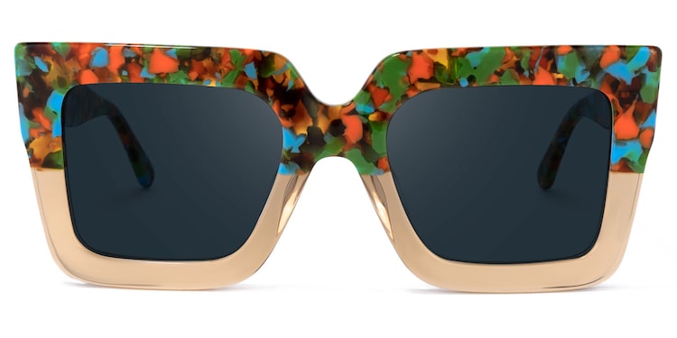 Brandon Square Champagne Sunglasses