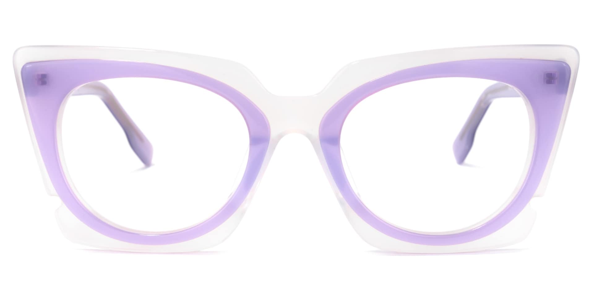 Wingate Cateye Purple Glasses | Zeelool Glasses0