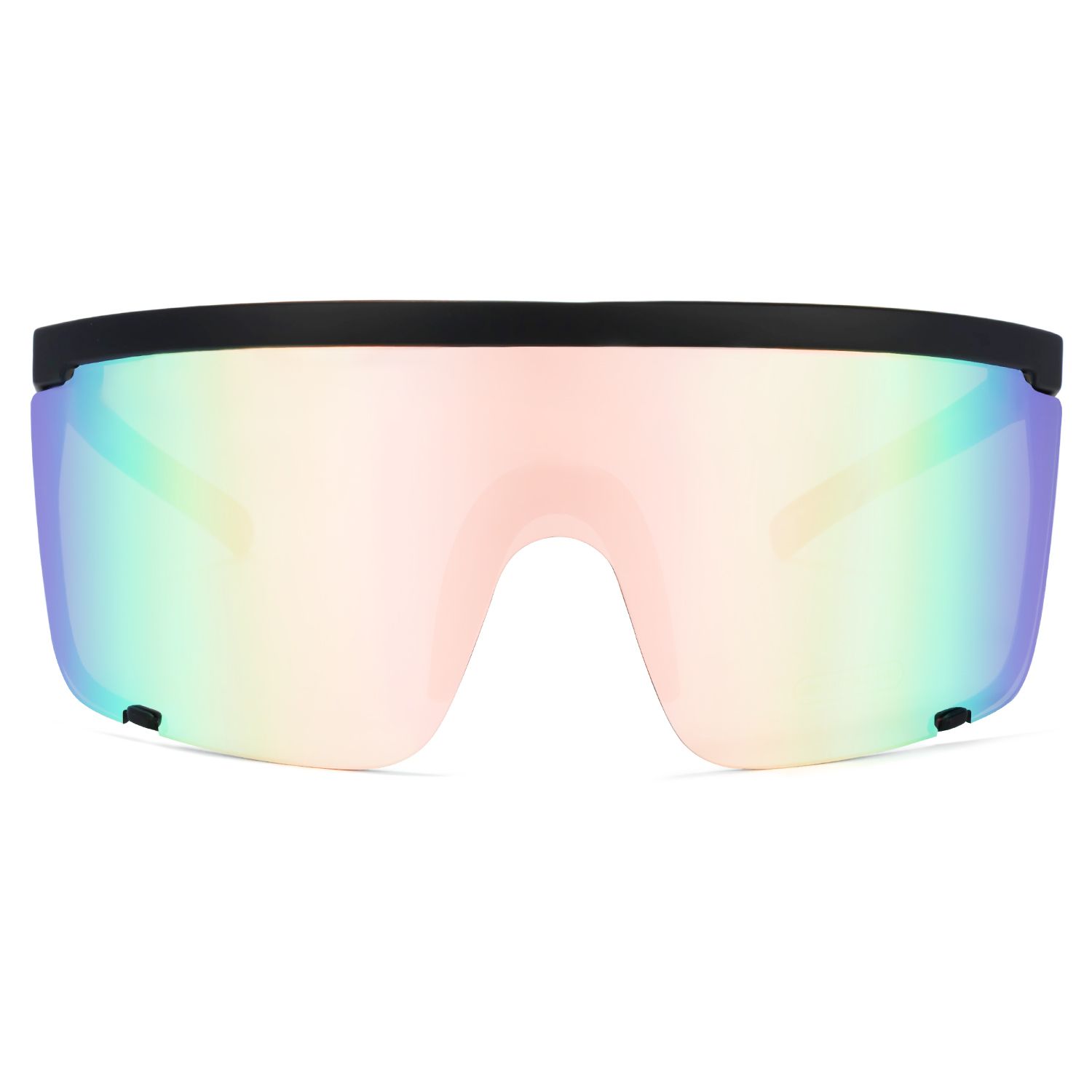 Estella Black Frame Cycling Goggles | Zeelool Glasses0