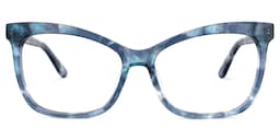 Richardson Cateye Blue Glasses0