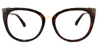 Dalton Cat Eye Tortoise Glasses0