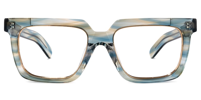 Pitts Square Light-Blue Glasses