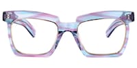 Corrales Square Purple-Blue Glasses0