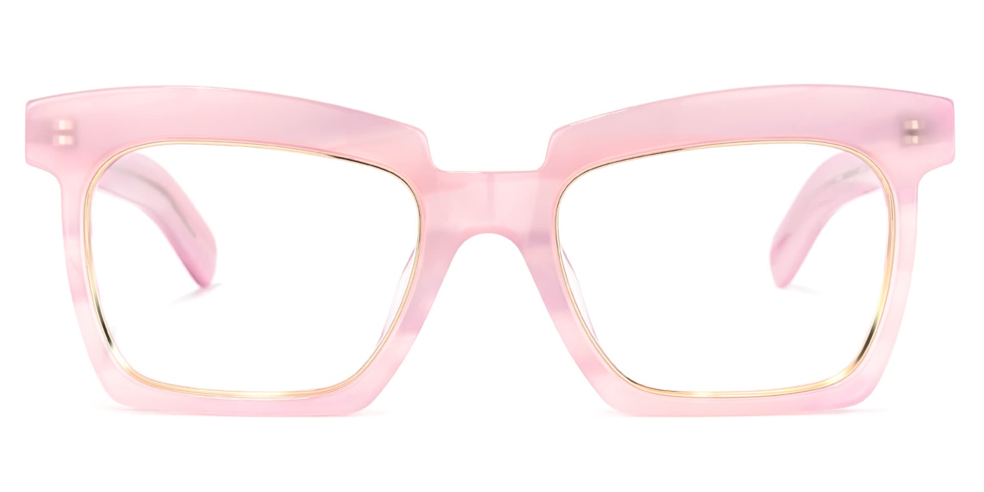 Corrales Square Pink Glasses | Zeelool Glasses0