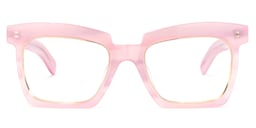Corrales Square Pink Glasses0