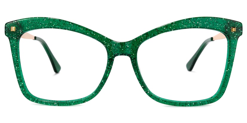 Isaebella Butterfly Green Glasses