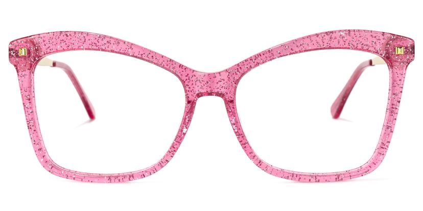 Isaebella Bright-Pink Butterfly Glasses