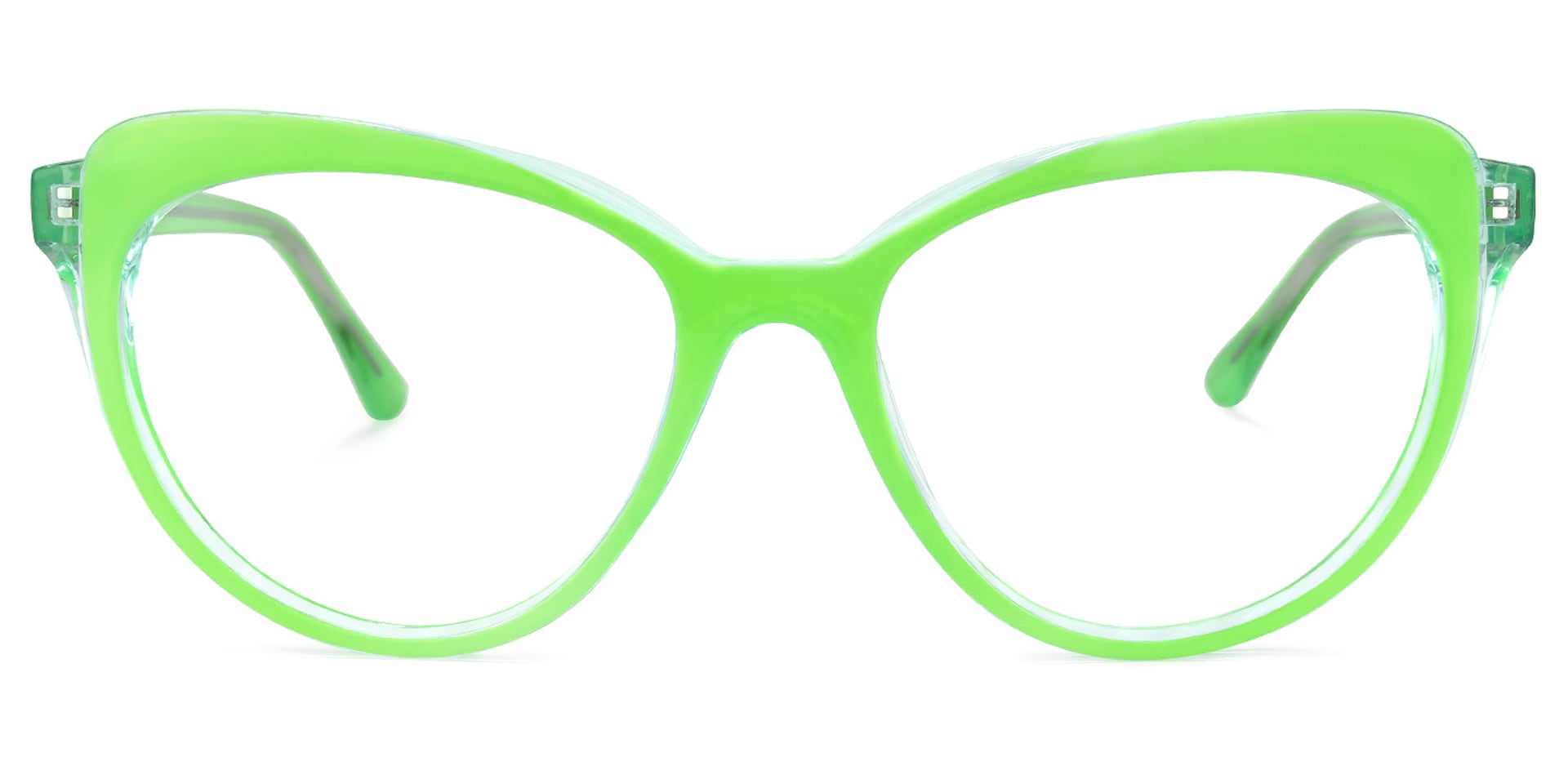 Torrence Cateye Green Glasses | Zeelool Glasses0