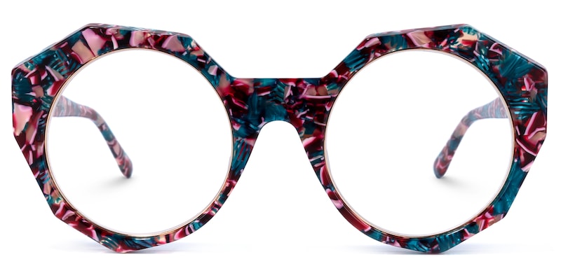 Bogar Geometric Floral Glasses | Zeelool Glasses0