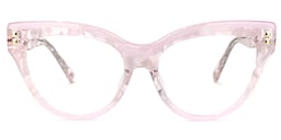 Cascata Cateye Pink Glasses0