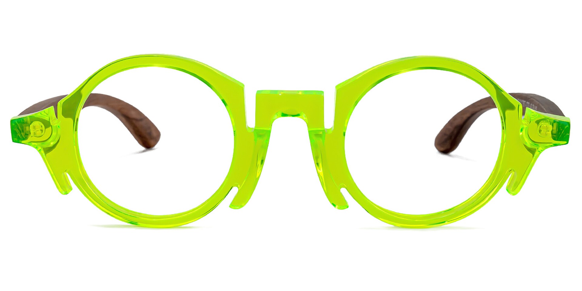 Charlie Round Green Glasses | Zeelool Glasses0