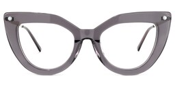 Garbo Cateye Gray Glasses0