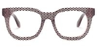 Crunch Square Black-Pink Glasses0