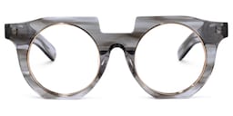 Mckoy Geometric Gray Glasses0